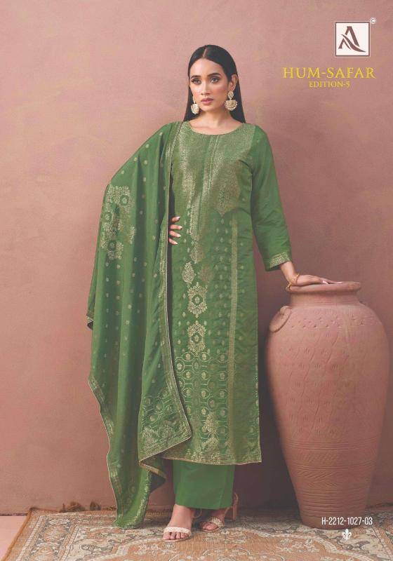 Alok suits humsafar edition 5 Wholesale dress materials market in Pune